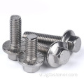 Bu lông M8 Nuts Bolt Bolt Bolt Vàng Bu lông kẽm